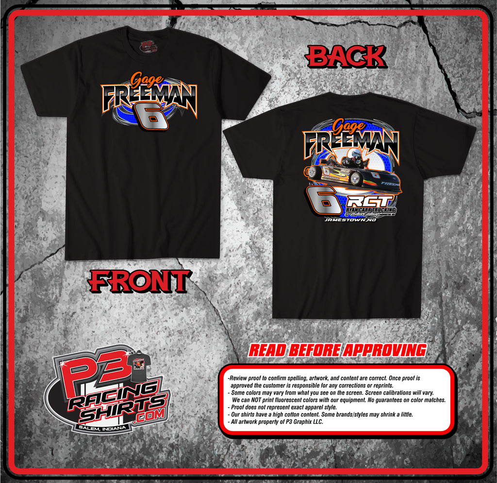 DRV - Gage Freeman - Race Shirt 2024