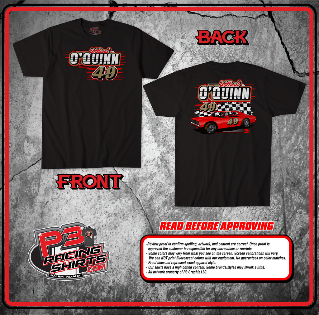 DRV - Willard OQuinn - Race Shirt 2024